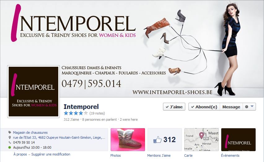 Bannière Facebook Intemporel